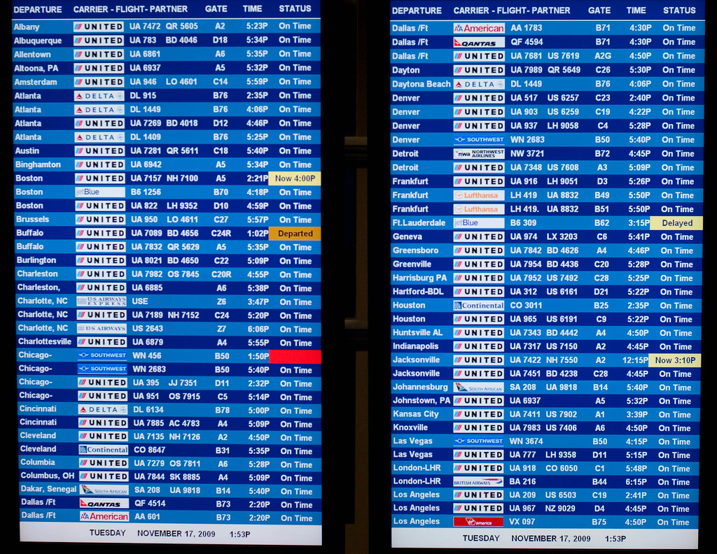 United Airlines Warns of Flight Disruptions at 18 East Coast Airports United Airlines Warns of Flight Disruptions at 18 East Coast Airports