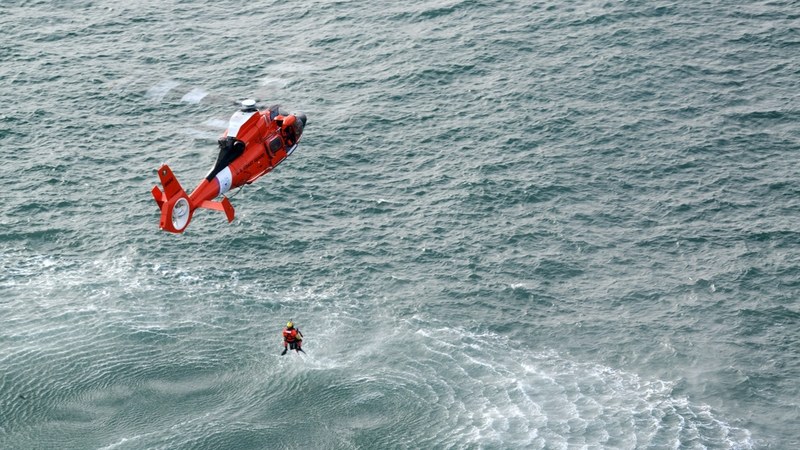 Coast Guard Medical Evacuation of Cruise Passenger Off Lake Worth Inlet Coast Guard Medical Evacuation from Cruise Ship off Lake Worth